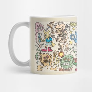 Moleskine sketchbook doodles Mug